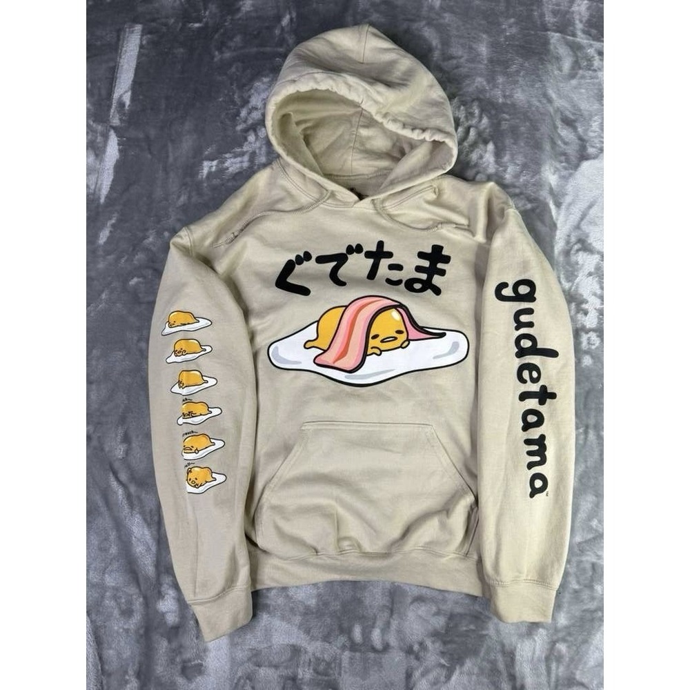 Gudetama Hoodie Sweatshirt Adult Size Small M The Lazy Egg
